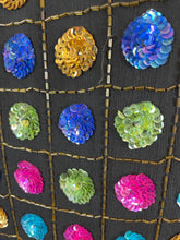 Charger l'image dans la galerie, Veste à sequins vintage taille 40
