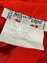 Charger l'image dans la galerie, Robe longue rouge Yves Saint Laurent rive gauche taille 40