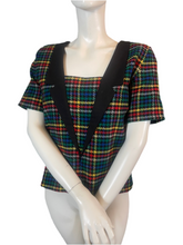 Charger l'image dans la galerie, Haut tartan Jean Charles de Castelbajac taille 36