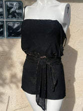 Charger l'image dans la galerie, Ensemble de plage : combishort et paréo métallisé taille 38