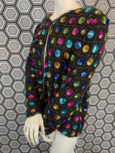 Charger l'image dans la galerie, Veste à sequins vintage taille 40