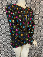 Charger l'image dans la galerie, Veste à sequins vintage taille 40