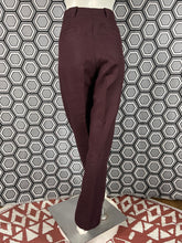 Charger l'image dans la galerie, Pantalon à pinces vintage Thierry Mugler lie de vin taille 42