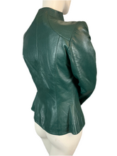 Charger l'image dans la galerie, Veste vintage en cuir Thierry Mugler taille 38