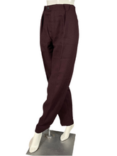 Charger l'image dans la galerie, Pantalon à pinces vintage Thierry Mugler lie de vin taille 42