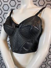 Charger l'image dans la galerie, Incroyable bustier en cuir à seins coniques Jean Paul Gaultier taille 36