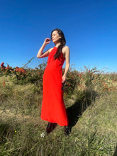 Charger l'image dans la galerie, Robe longue rouge Yves Saint Laurent rive gauche taille 40