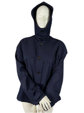 Charger l'image dans la galerie, Veste bleu marine à capuche Yohji Yamamoto taille 38