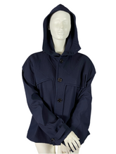 Charger l'image dans la galerie, Veste bleu marine à capuche Yohji Yamamoto taille 38