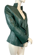 Charger l'image dans la galerie, Veste vintage en cuir Thierry Mugler taille 38