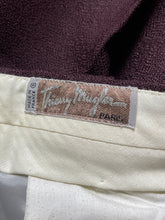 Charger l'image dans la galerie, Pantalon à pinces vintage Thierry Mugler lie de vin taille 42