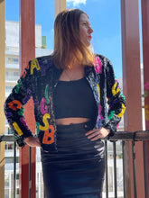 Charger l'image dans la galerie, Incroyable veste à sequins vintage taille 40