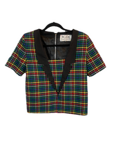 Charger l'image dans la galerie, Haut tartan Jean Charles de Castelbajac taille 36