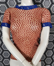 Charger l'image dans la galerie, Haut polka en mesh Jean Paul Gaultier taille 36