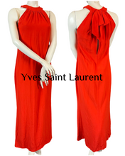Charger l'image dans la galerie, Robe longue rouge Yves Saint Laurent rive gauche taille 40