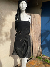 Charger l'image dans la galerie, Ensemble de plage : combishort et paréo métallisé taille 38