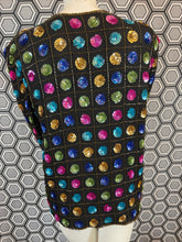 Charger l'image dans la galerie, Veste à sequins vintage taille 40