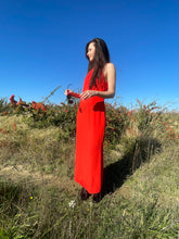 Charger l'image dans la galerie, Robe longue rouge Yves Saint Laurent rive gauche taille 40