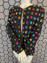 Charger l'image dans la galerie, Veste à sequins vintage taille 40