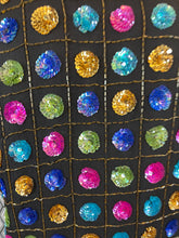 Charger l'image dans la galerie, Veste à sequins vintage taille 40