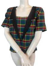 Charger l'image dans la galerie, Haut tartan Jean Charles de Castelbajac taille 36