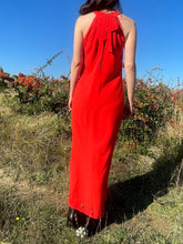 Charger l'image dans la galerie, Robe longue rouge Yves Saint Laurent rive gauche taille 40