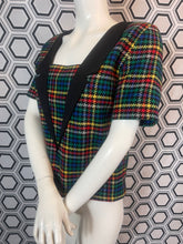 Charger l'image dans la galerie, Haut tartan Jean Charles de Castelbajac taille 36