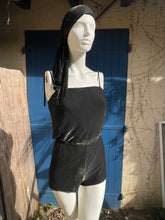 Charger l'image dans la galerie, Ensemble de plage : combishort et paréo métallisé taille 38