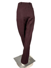 Charger l'image dans la galerie, Pantalon à pinces vintage Thierry Mugler lie de vin taille 42