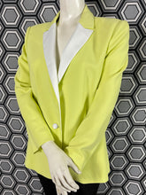 Charger l'image dans la galerie, Veste vert anis et col Blanc Just Cavalli taille 40