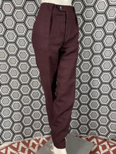 Charger l'image dans la galerie, Pantalon à pinces vintage Thierry Mugler lie de vin taille 42