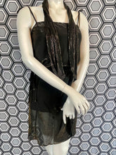 Charger l'image dans la galerie, Ensemble de plage : combishort et paréo métallisé taille 38