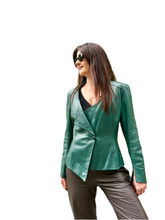 Charger l'image dans la galerie, Veste vintage en cuir Thierry Mugler taille 38