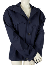 Charger l'image dans la galerie, Veste bleu marine à capuche Yohji Yamamoto taille 38