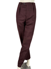 Charger l'image dans la galerie, Pantalon à pinces vintage Thierry Mugler lie de vin taille 42