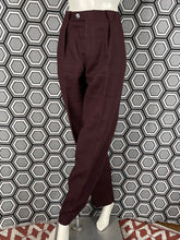 Charger l'image dans la galerie, Pantalon à pinces vintage Thierry Mugler lie de vin taille 42
