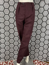 Charger l'image dans la galerie, Pantalon à pinces vintage Thierry Mugler lie de vin taille 42