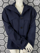 Charger l'image dans la galerie, Veste bleu marine à capuche Yohji Yamamoto taille 38
