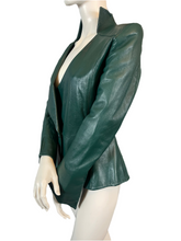 Charger l'image dans la galerie, Veste vintage en cuir Thierry Mugler taille 38