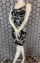 Charger l'image dans la galerie, Superbe robe à sequins Blacktie Oleg Cassini taille 38