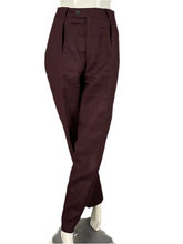 Charger l'image dans la galerie, Pantalon à pinces vintage Thierry Mugler lie de vin taille 42