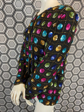 Charger l'image dans la galerie, Veste à sequins vintage taille 40