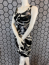 Charger l'image dans la galerie, Superbe robe à sequins Blacktie Oleg Cassini taille 38