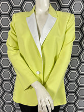 Charger l'image dans la galerie, Veste vert anis et col Blanc Just Cavalli taille 40