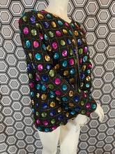 Charger l'image dans la galerie, Veste à sequins vintage taille 40