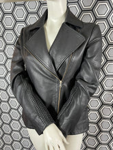 Charger l'image dans la galerie, Veste en cuir noire Paul Smith taille 38