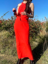 Charger l'image dans la galerie, Robe longue rouge Yves Saint Laurent rive gauche taille 40