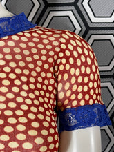 Charger l'image dans la galerie, Haut polka en mesh Jean Paul Gaultier taille 36