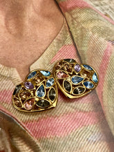 Charger l'image dans la galerie, Boucles cœur vintage Yves Saint Laurent