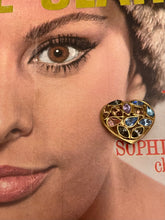 Charger l'image dans la galerie, Boucles cœur vintage Yves Saint Laurent